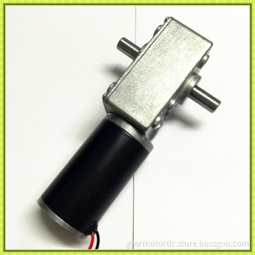 High torque right angle Dual shaft Safe Lock 24 volt dc motor low rpm